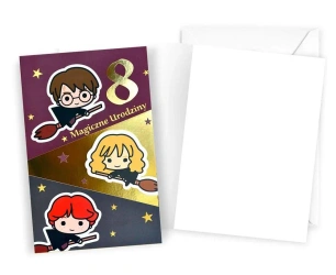 Karnet urodziny Harry Potter - Kukartka