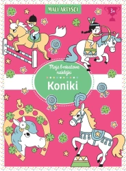 Moje brokatowe naklejki. Koniki - praca zbiorowa