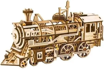 Puzzle drewniane Model 3D Lokomotywa - PICARESQUE