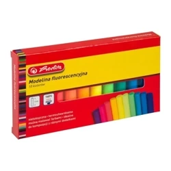 Modelina fluorescencyjna 10 kolorów - HERLITZ