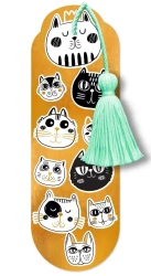 Zakładka z chwostem Złote koty - Henry