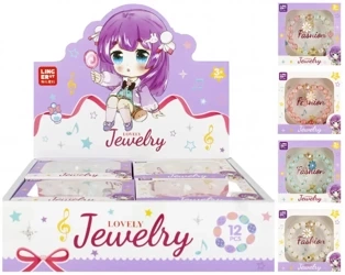 Zestaw piękności bransoletki Kwiat 1szt.mix - MEGA CREATIVE