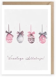 Kartka okolicznościowa Cztery pisanki, eko K094 - Cardie