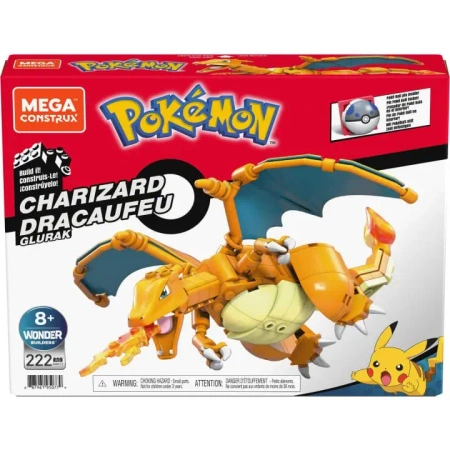 Klocki Mega Charizard Pokemon do zbudowania GWY77 - Mega Bloks