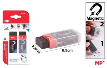 Gumka do ścierania z magnesem 2szt - MP Main Paper