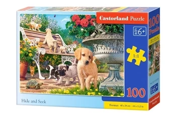 Puzzle 100 Zabawa w chowanego CASTOR - Castorland