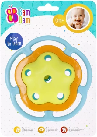 Bam Bam Grzechotka Kwiatuszek 15x20x4 B/c 24/96