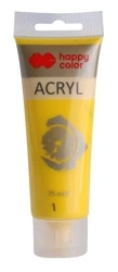 Farba akrylowa 75ml żółta HAPPY COLOR - GDD