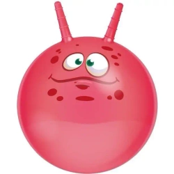 Piłka do skakania z rogami różowa 45cm - Eddy Toys