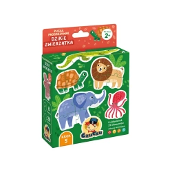 CzuCzu Puzzle progresywne Dzikie zwierzątka 2+ - opracowanie zbiorowe