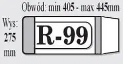 Paczka Okładka iks r-99, 50 sztuk w paczce