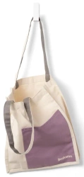 Bookaroo Torba bawełniana Aubergine&Cream - IF
