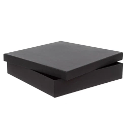 Pudełko tekturowe czarne 33,5x33,5x6,5cm - Dalprint dpCraft