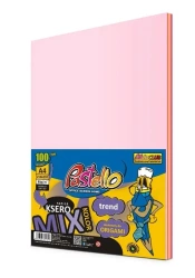 Papier ksero A4 80g 5 kolorów różowych 100 arkuszy - Alfa Pastello