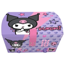 Pudełko na bizuterię na kod z efektami dźwiękowymi Kuromi KU00026 - Kids Euroswan