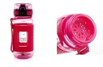 Bidon Aqua Pure 400ml neon pink ASTRA - ASTRA papiernicze