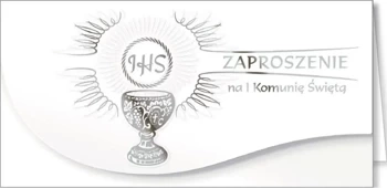 Zaproszenie Komunia ZK05 (10szt.) - AbCard