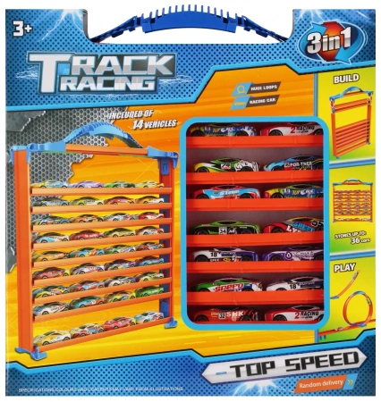 Tor Samochodowy z Akcesoriami GaraŻ Mega Creative 572053