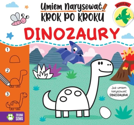 Dinozaury. Umiem narysować krok po kroku - Opracowanie zbiorowe