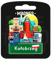 Magnes I love Poland Kołobrzeg ILP-MAG-C-KOL-20 - Pan Dragon