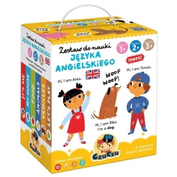 Zestaw do nauki j.angielskiego dla dzieci 1, 2, 3 - opracowanie zbiorowe
