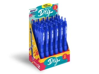 Display Długopis żelowy QUICK DRY niebieski 24 szt. 6001148 - MFP