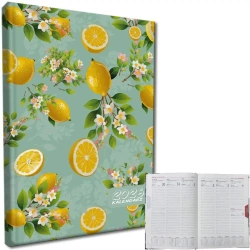 Kalendarz 2026 A5 tygodniowy rozkładówka Cytryny - EV-Corp