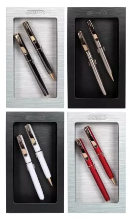Zestaw Pióro + Długopis CLASSIC w etui GIFT BOX - Cresco