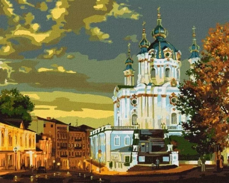 Malowanie po numerach - Zejście Andrzeja 40x50cm - Ideyka