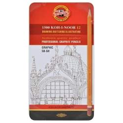 Ołówek grafitowy 1502/III 5B-5H 12szt - Koh-I-Noor