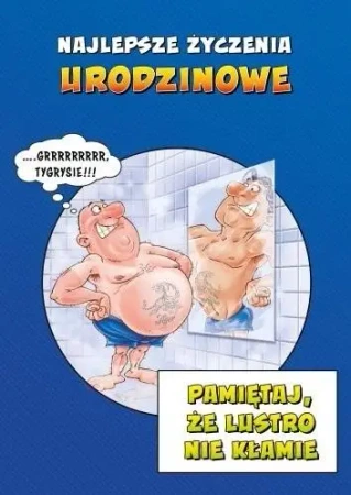 Kartka okolicznościowa Urodziny duża TDF19 - Trend