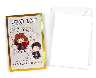 Karnet urodziny Harry Potter - Kukartka