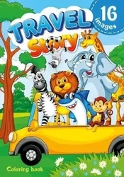 Kolorowanka A4 16 obrazków W podróży - Fresh