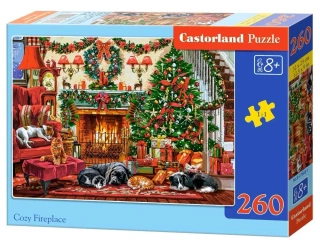 Puzzle 260 Cozy Fireplace CASTOR - Castorland