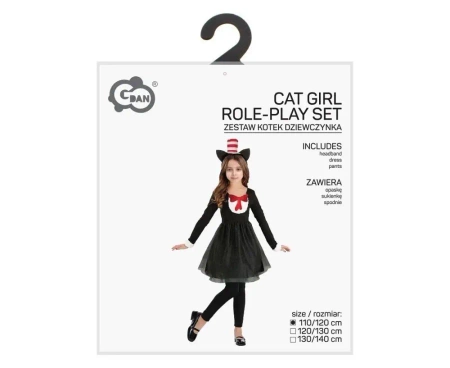 Strój dla dzieci Kotek dziewczynka 110/120cm - Godan