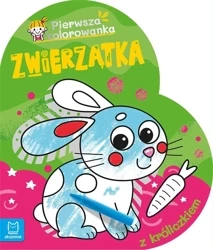 Zwierzątka. Pierwsza kolorowanka z króliczkiem - Agnieszka Bator