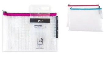 Teczka siatkowa A5 EVA na zamek MIX - MP Main Paper