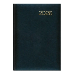 Kalendarz 2026 książkowy A5 dzienny granatowy SK2 - Sapt