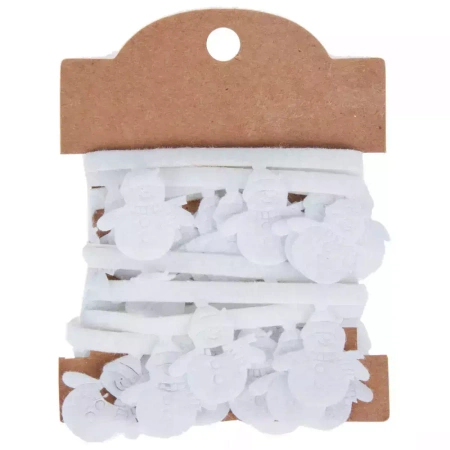 Craft with Fun Ozdoba Bn Taśma samoprzylepna Filc Balw 2/3cm 12/288