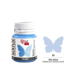 Farba akrylowa perłowa sky-blue 81 20ml - Rosa