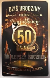 Karnet z wymiennymi rocznikami 50 męska - YEKU