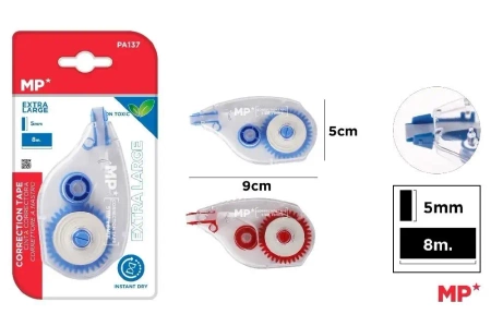 Korektor w taśmie 5mmx8m MIX - MP Main Paper