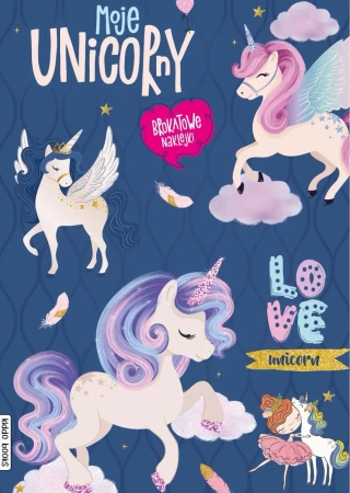 Moje unicorny z brokatem - praca zborowa
