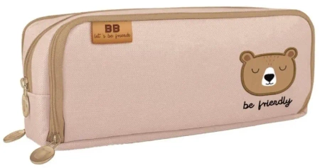 Piórnik 3-komorowy Bebe Friends Miś - INTERDRUK