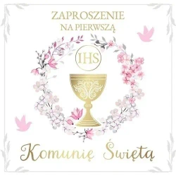 Zaproszenie Komunia (10szt) - Armin Style