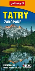 Mapa kieszonkowa Tatry, Zakopane laminowana - praca zbiorowa