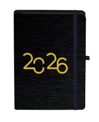 Kalendarz 2026 A5 Black Gold DNS - -