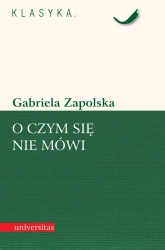 eBook O czym się nie mówi. Powieść współczesna - Gabriela Zapolska