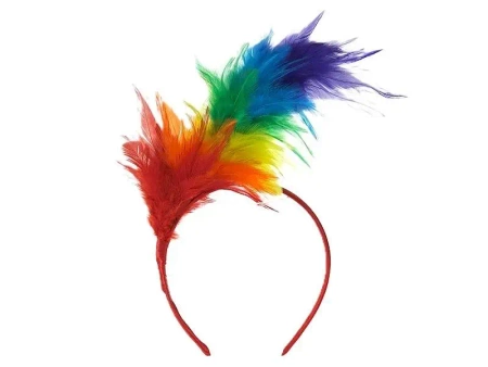 Opaska karnawałowa z piórami - ADAR
