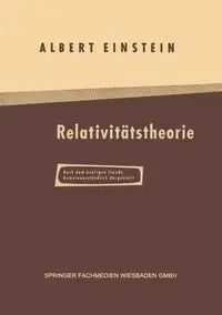 Uber Die Spezielle Und Allgemeine Relativitatstheorie - Albert Einstein